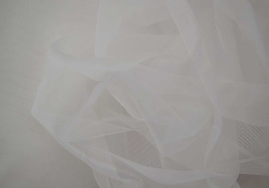 Saray Home Vorhang mit Bleistiftfalten Weiß 140x280cm