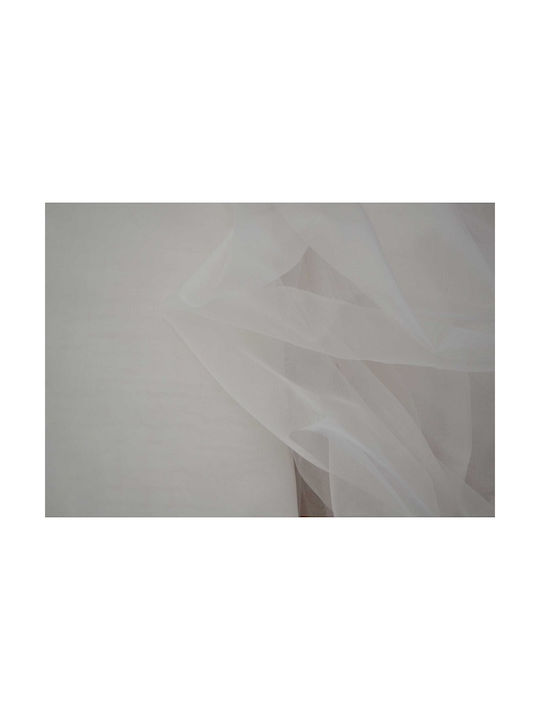 Saray Home Перде с Плик с Писалка Бяло 140x280см
