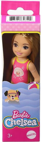 Barbie Beach Doll Chelsea Beach for 3+ years+ Years 15cm (Various Designs/Assortments of Designs) 1pc