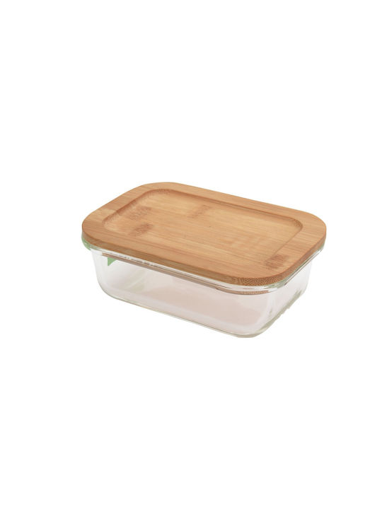 Excellent Houseware Кутия за обяд Стъкло Кафяв 370мл 1бр