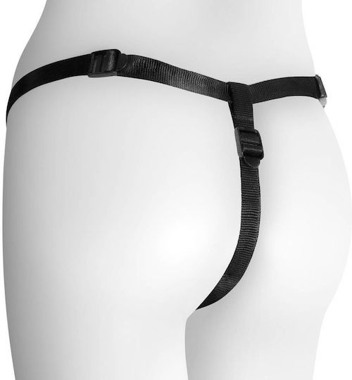 Crushious Harness με Dildo σε Μαύρο Χρώμα