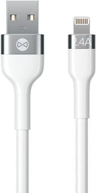 Forever Regular USB-A la Cablu Lightning 100W Alb 1m