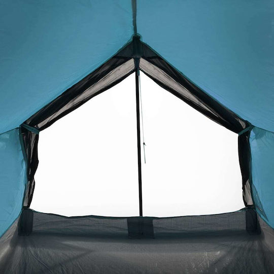 vidaXL Summer Camping Tent Blue for 2 People 96x122x96cm