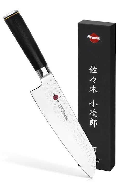 Fissman Kensei Kojiro Μαχαίρι Santoku από Ανοξείδωτο Ατσάλι 18cm