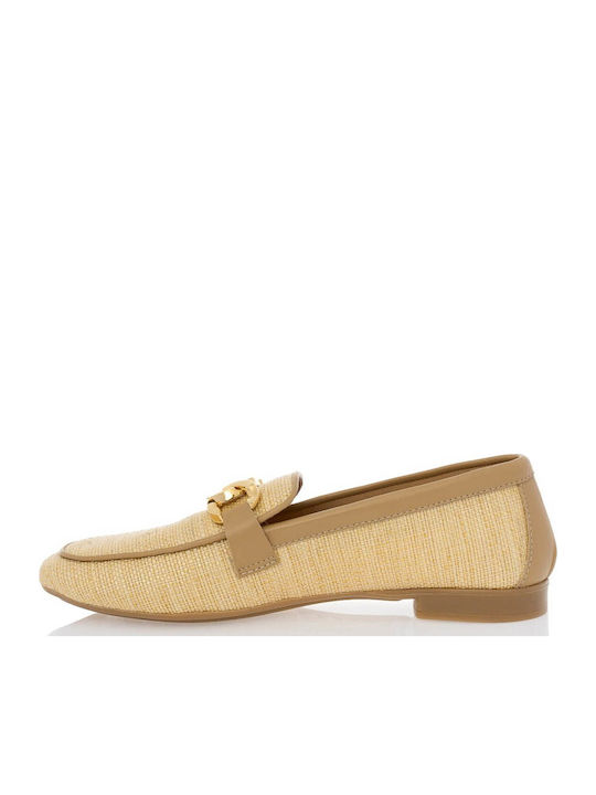 Γυναικεία Loafers σε Μπεζ Χρώμα