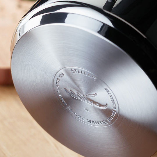 Horwood Wok With Lid made of Stainless Steel