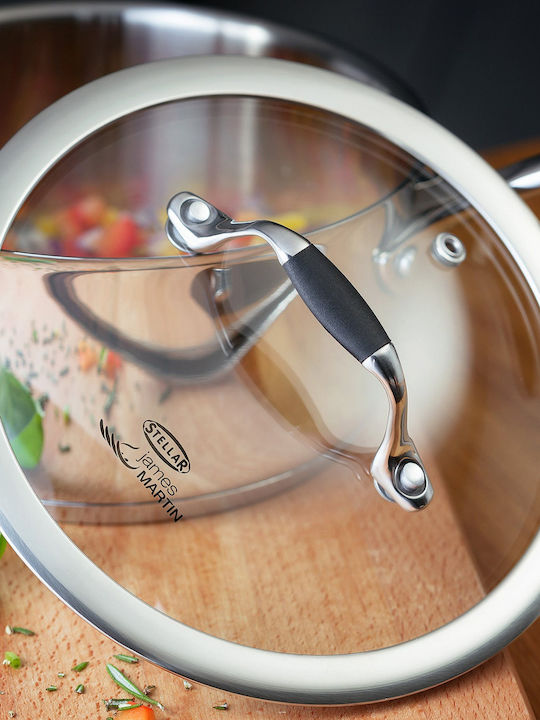 Horwood Wok Cu capac din Oțel Inoxidabil