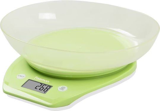 Fissman Digitale Küchenwaage mit Eimer bis 5kg Grüne