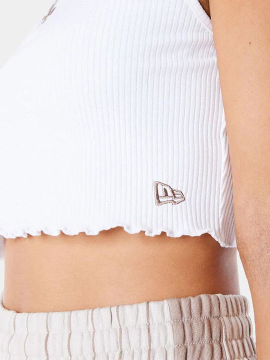 Hero  La Dodgers Mlb Lifestyle Women's Athletic Crop Top Sleeveless White