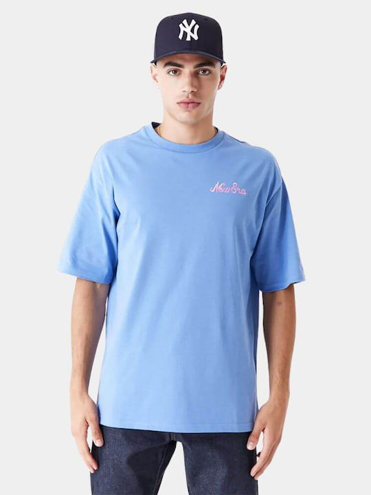 New Era Food Ανδρικό T-shirt Κοντομάνικο Blue