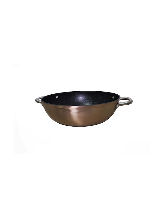 Ibili Natura Copper Wok Din Aluminiu Cu Acoperire Din Piatră