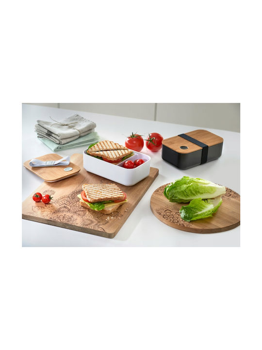 Zeller Plastic Lunch Box White 750ml