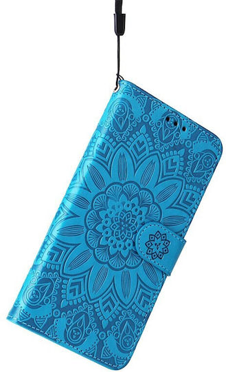 Embossed Sunflower Wallet Μπλε (Realme C67)