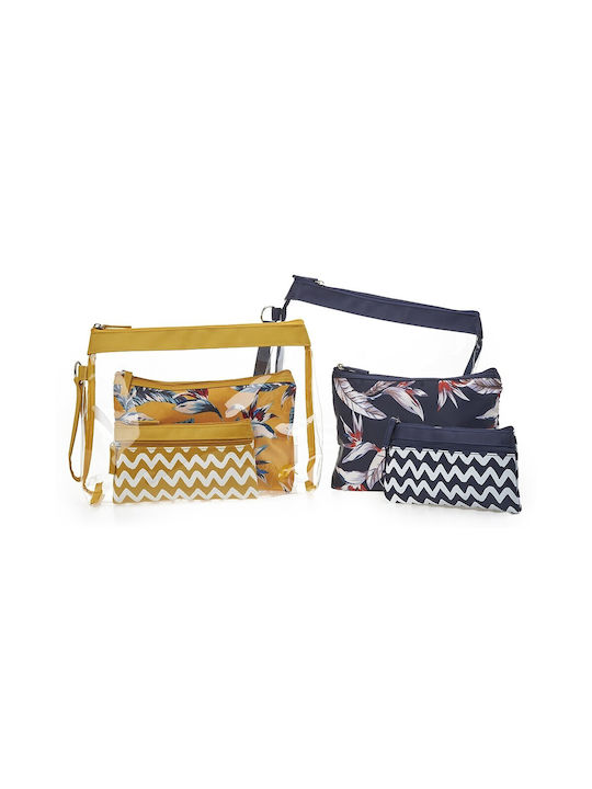 Verde Set Toiletry Bag in Yellow color