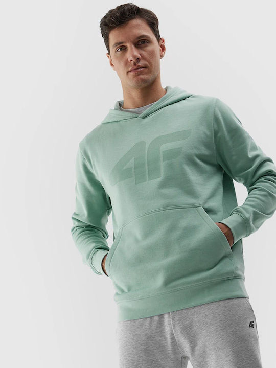 4F Men's Sweatshirt with Hood Green