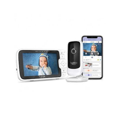 Hubble Connected Wireless Baby Monitor with Camera & Screen 5" , Two-way Communication & Lullabies