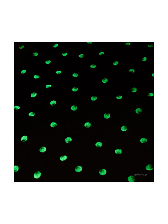 Palamaiki Kids Rod Pocket Glow-in-the-Dark Curtain Luminous Fleck Pistachio 170x260cm