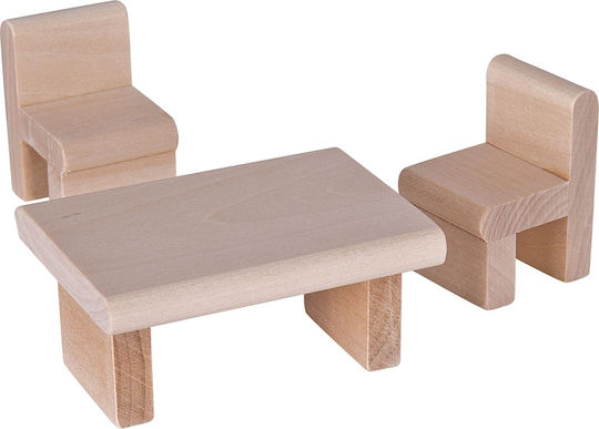 Eichhorn Wooden Doll House Set Căsuță de păpuși din lemn