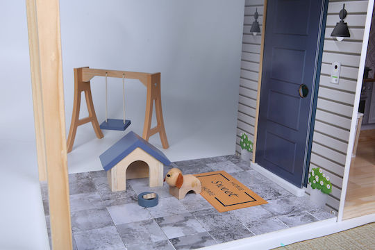 Ecotoys Ξύλινο Κουκλόσπιτο