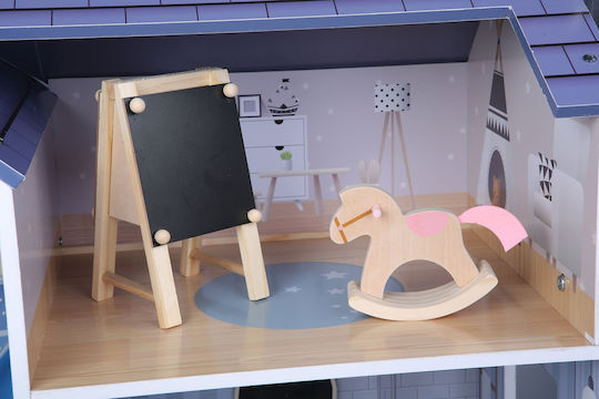 Ecotoys Ξύλινο Κουκλόσπιτο