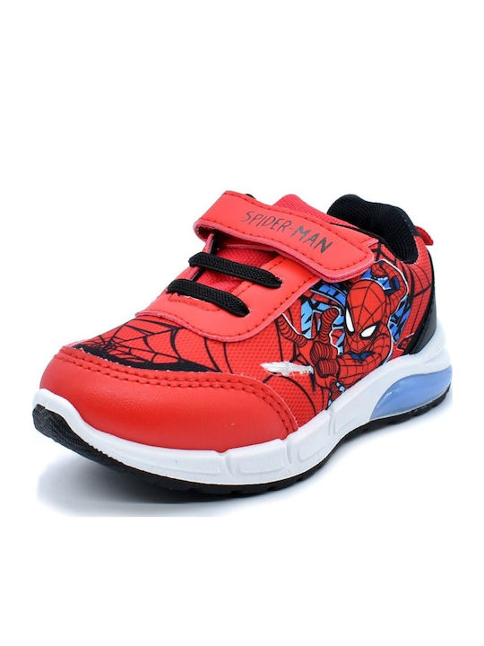 Kids Sneakers Anatomic with Scratch & Lights Red
