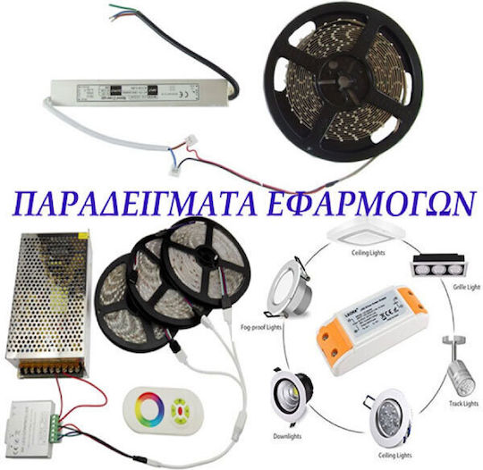Eurolamp Τροφοδοτικό LED IP20 Ισχύος 40W με Τάση Εξόδου 12V