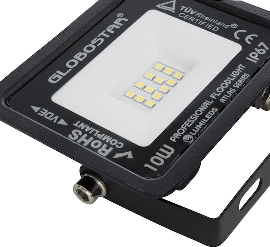 GloboStar Atlas Waterproof LED Floodlight 10W Cold White 6000K IP67