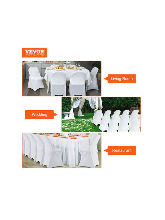 Vevor Elastic Cover for Chair White 30pcs ZYTBS162031CMKCHDV0