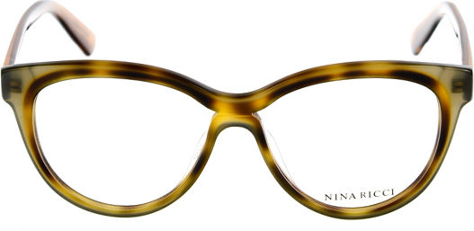 Nina Ricci Γυναικείος Κοκκάλινος Σκελετός Γυαλιών Cat Eye Καφέ VNR031 0752