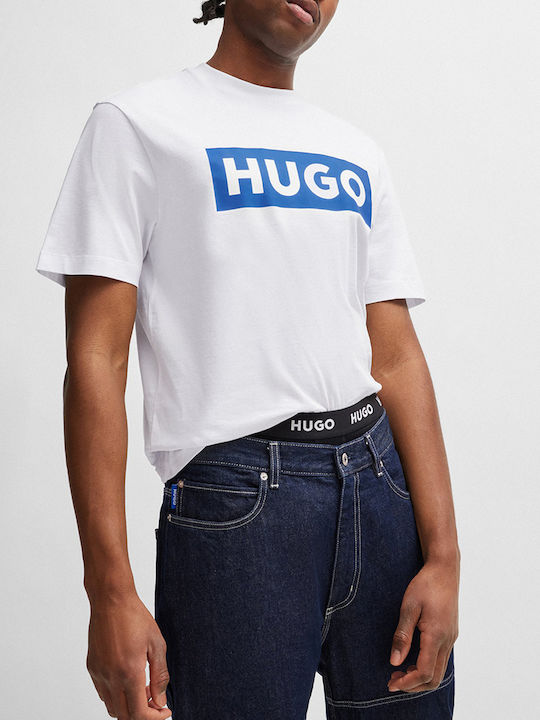 Hugo Boss Ανδρικό T-shirt Κοντομάνικο White