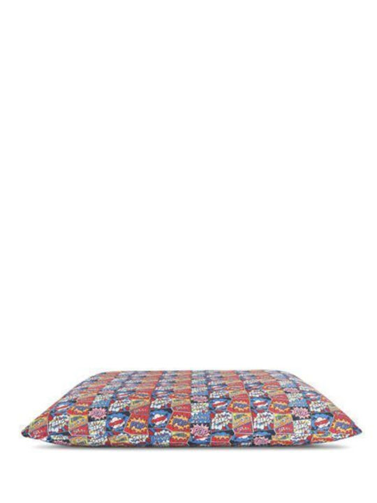 Record Pillow Dog Rectangle Red 80x55cm