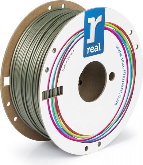 Real Filament PLA 3D Drucker Filament 2,85mm Graues 1kg 1 Stück (Spule)