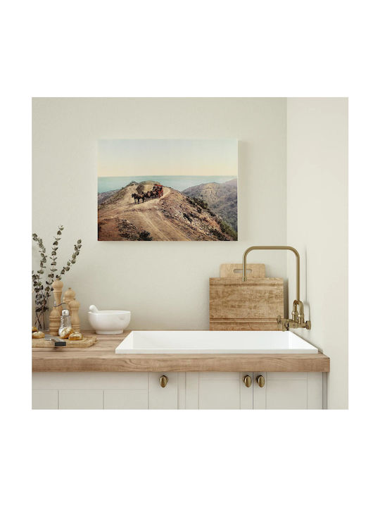 Farnsworth's Loop, Santa Catalina Island Gemälde auf Leinwand 90x60cm