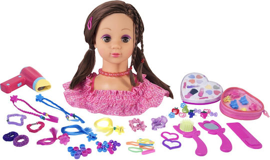 Amo Toys Prieten Fericit - Păpușă Machiaj - Brunetă (804012) Jucărie