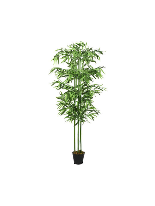 vidaXL Artificial Plant in Pot Bamboo Green 80cm 1pcs