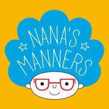 Nana's Manners Παιδικό Πιάτο Φαγητού Nana's Manners από Σιλικόνη Γκρι