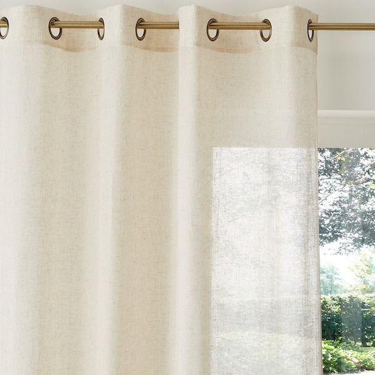La Redoute Interieurs Mit Grommets Beigen 350340954_6457_75 135x350cm