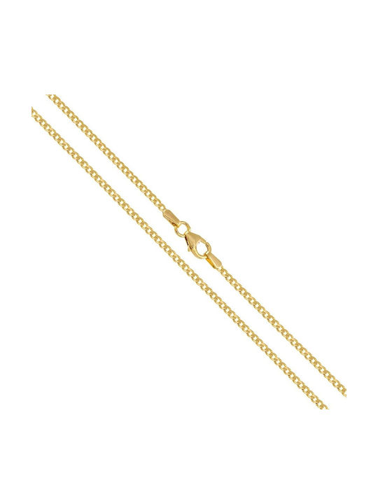 Herren Gold Kreuz 14K mit Kette