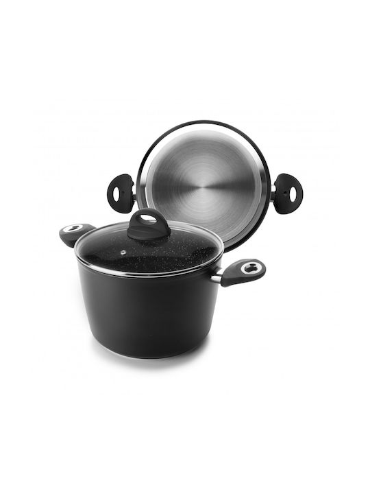 Ibili Deep Pot made of Aluminum 6.7lt / 24cm