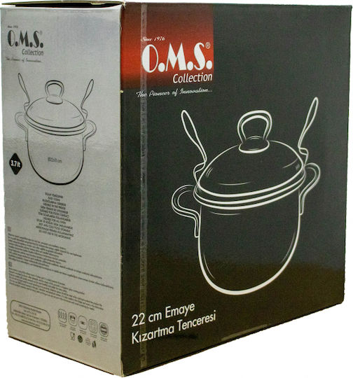 OMS Collection Fritteusentopf aus Aluminium 22cm