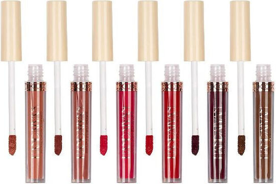 Handaiyan Elektrische Gitarren Lang anhaltend Flüssig Lippenstift Matt Rose Matte Liquid Lipstick 2.5ml