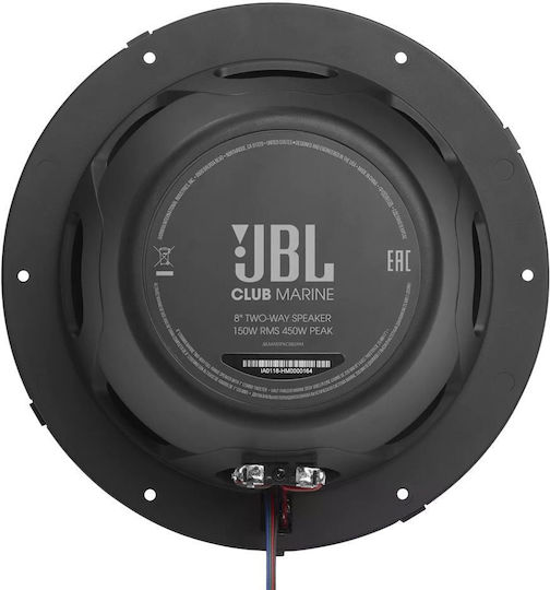 JBL Marine Speaker Club Marine with 450W RMS Black