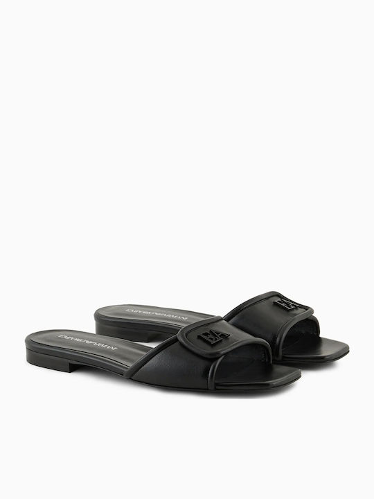Women's Flat Sandals in Black Color
