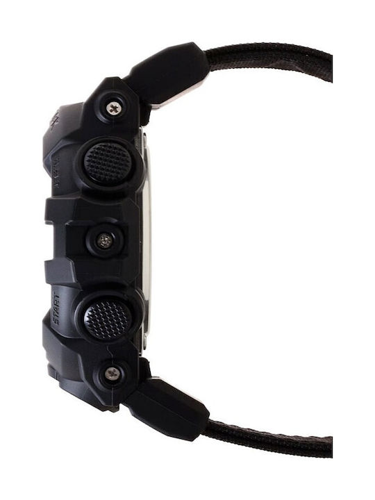 Casio G-shock Analog/Digital Men's Watch 53.5mm Chronograph Battery with Black Rubber Strap
