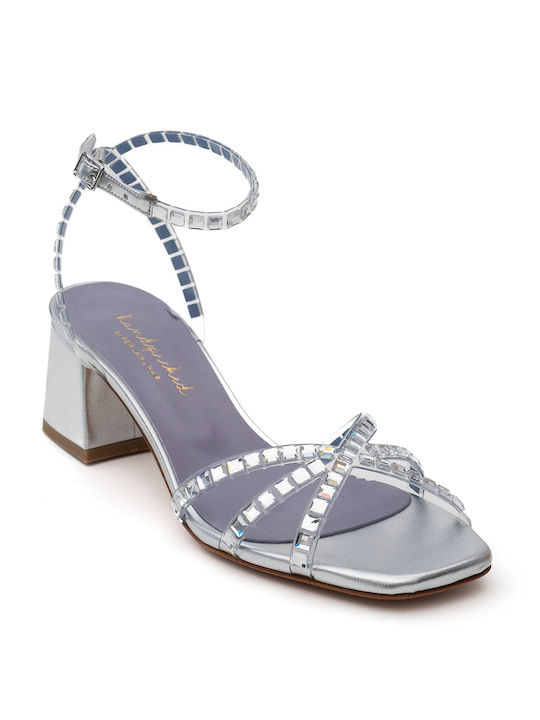 Perlapura Leather Women's Sandals Silver