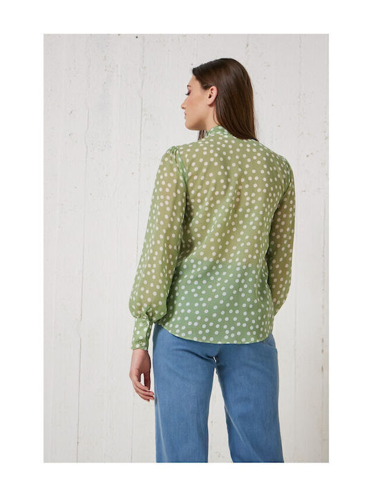 Women's Long Sleeve Shirt Green