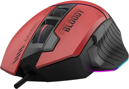 A4Tech Bloody W95 RGB Gaming Gaming Maus 12000 DPI Rot