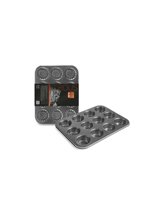 Ibili Formă de Patiserie pentru Cupcakes/Muffins Ceramică 35x26x3buc 1buc