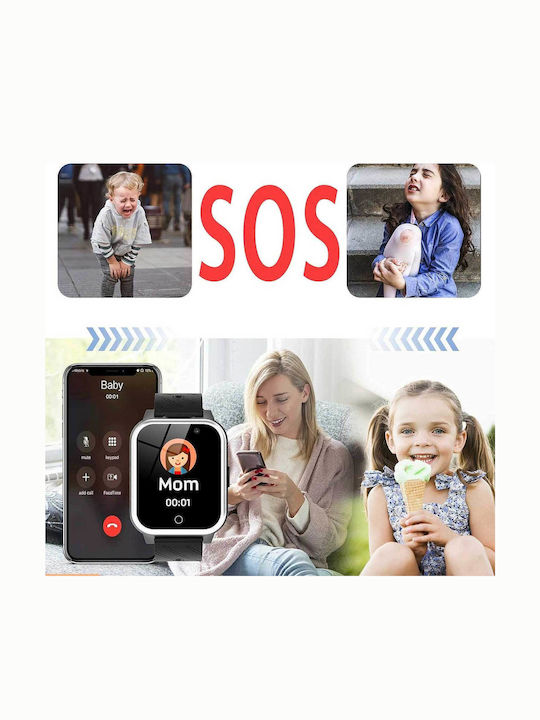 Kinder-Smartwatch Bauisan X28 2G mit Kamera Schwarz