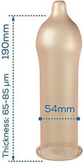 Pasante Προφυλακτικά Naturelle 144τμχ 54mm Natural